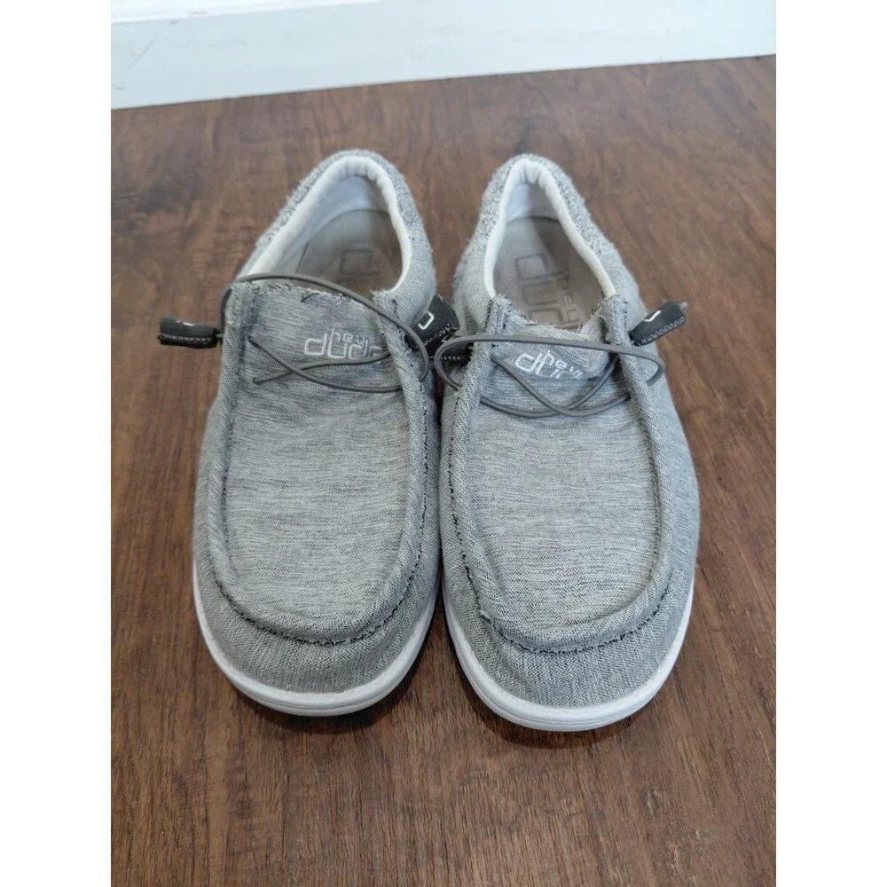 Hey Dude Wally Funk Magnetite Loafers Shoes Men's Sizes US 9 Gray